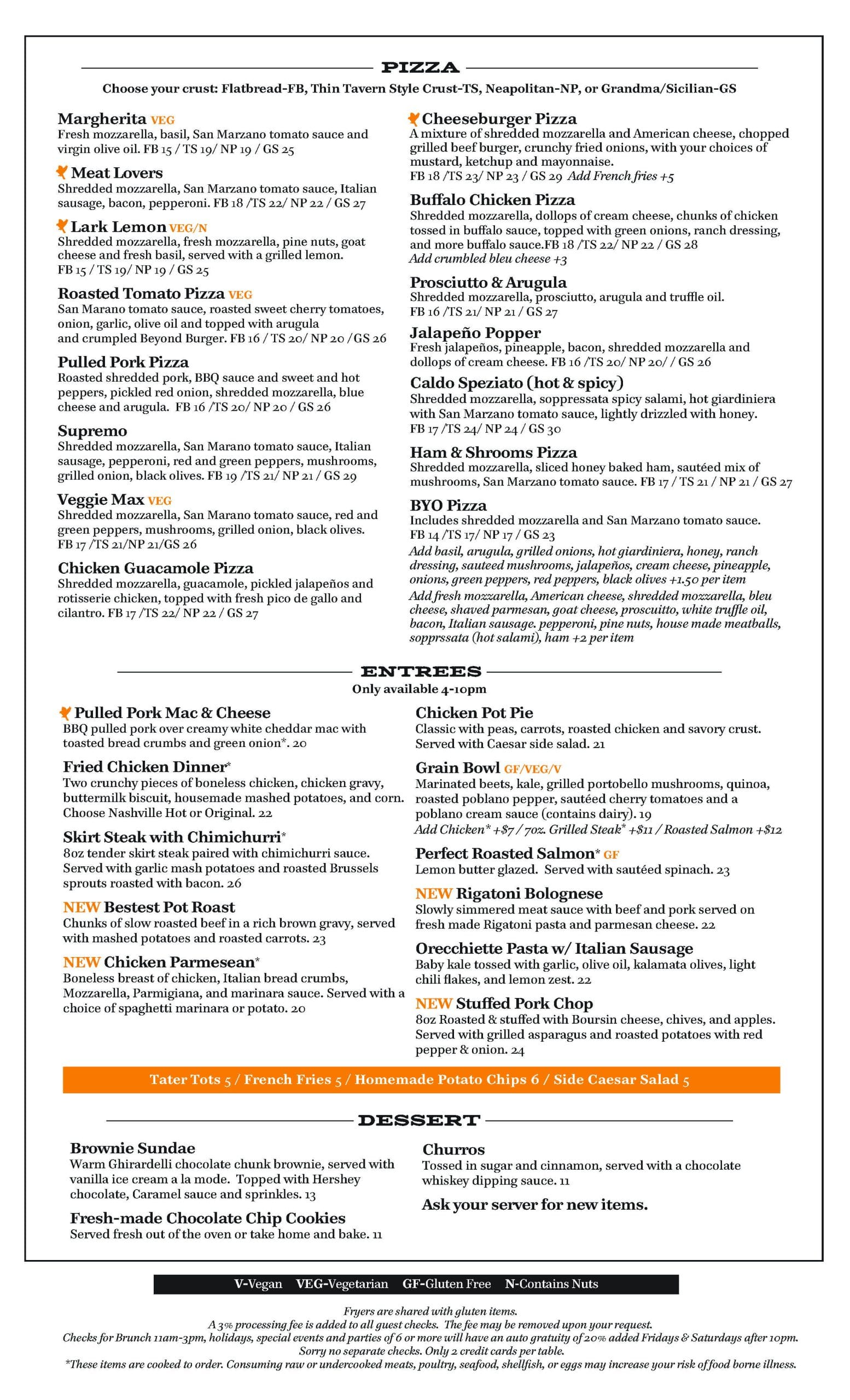 Lark Menu 6 3 25 Page 1 B