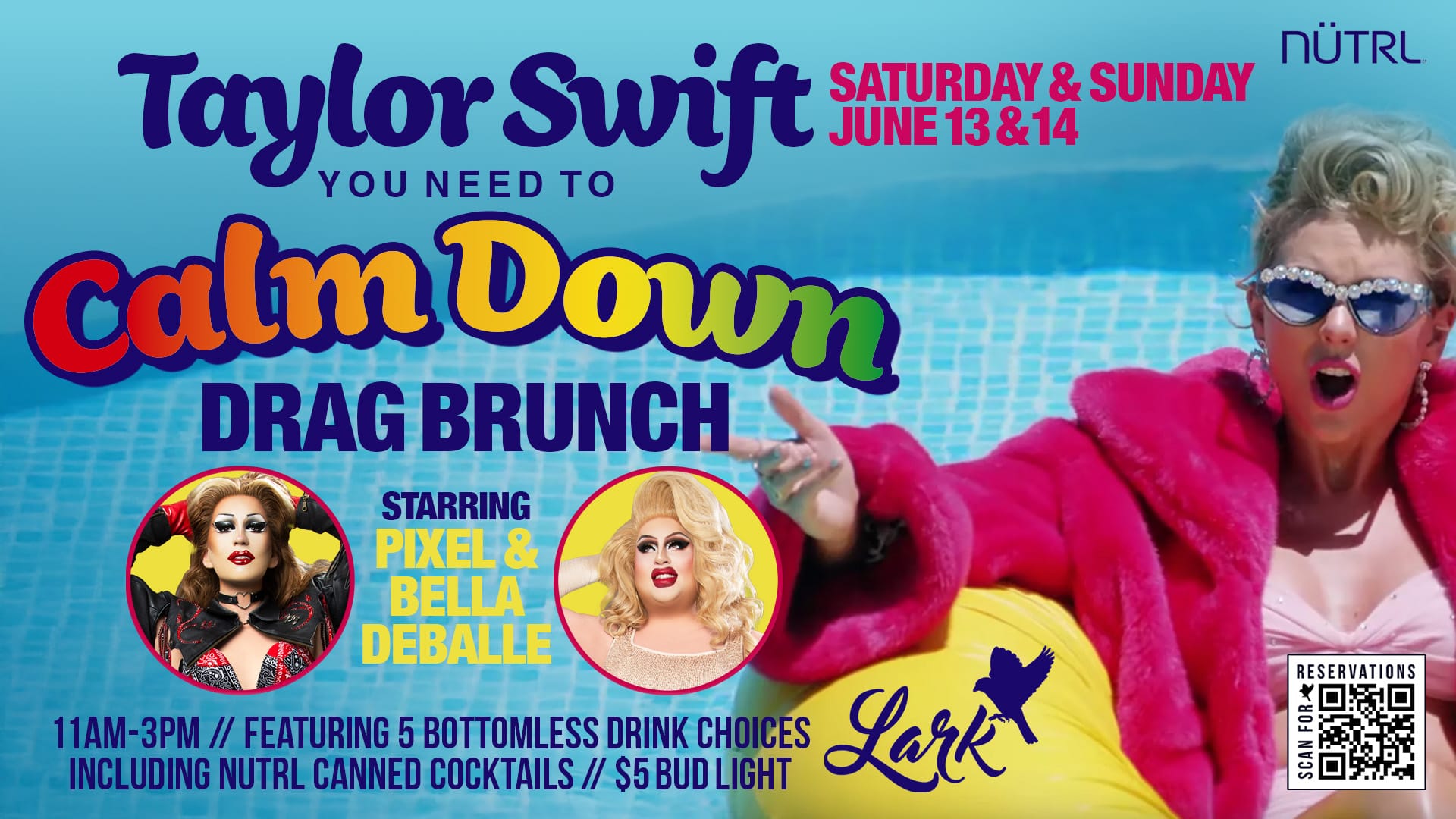 Lark TaylorCalmDown DragBrunch 1920x1080ForTvScreens