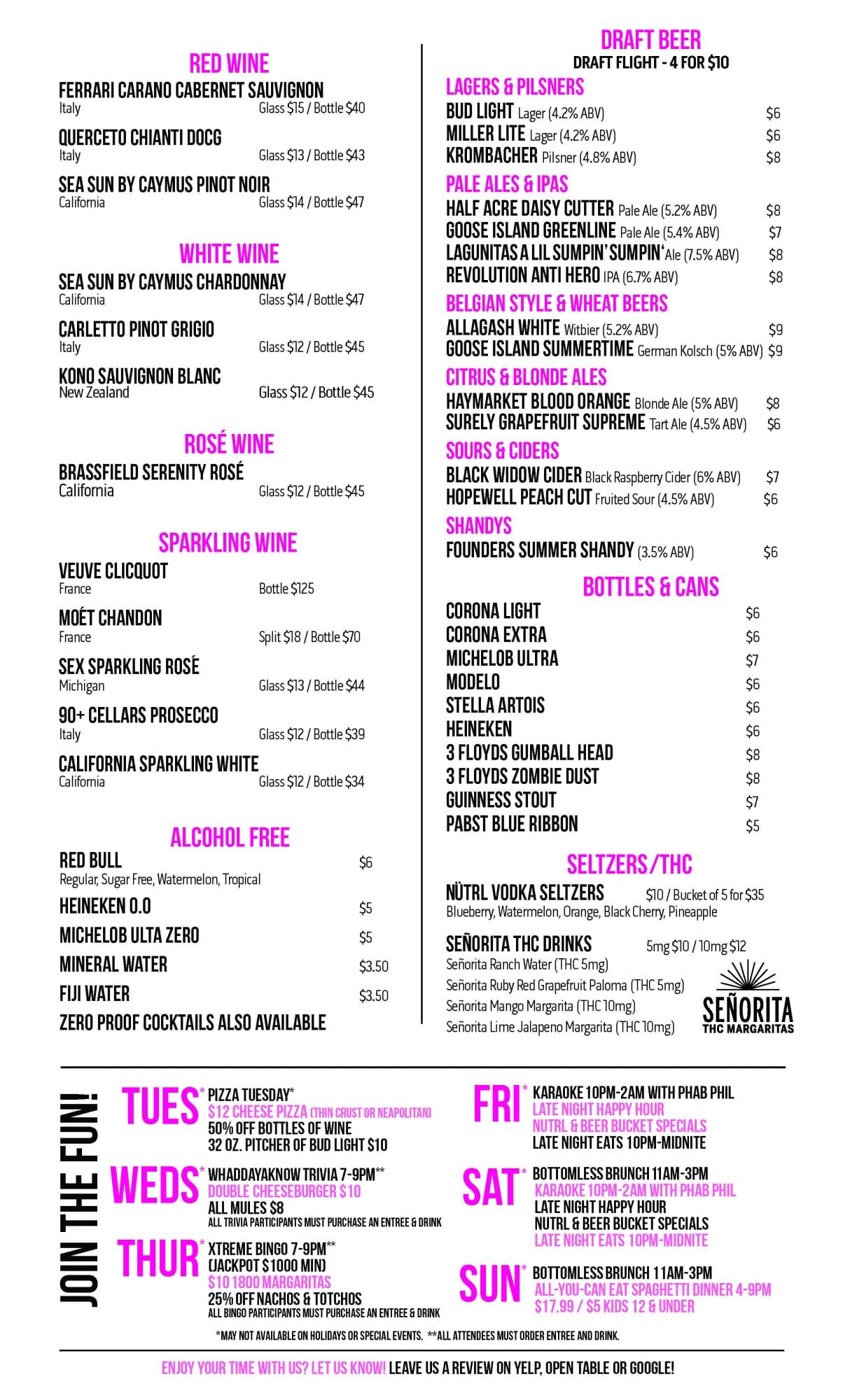 Lark Drink Menu 6 17 26 Page 2