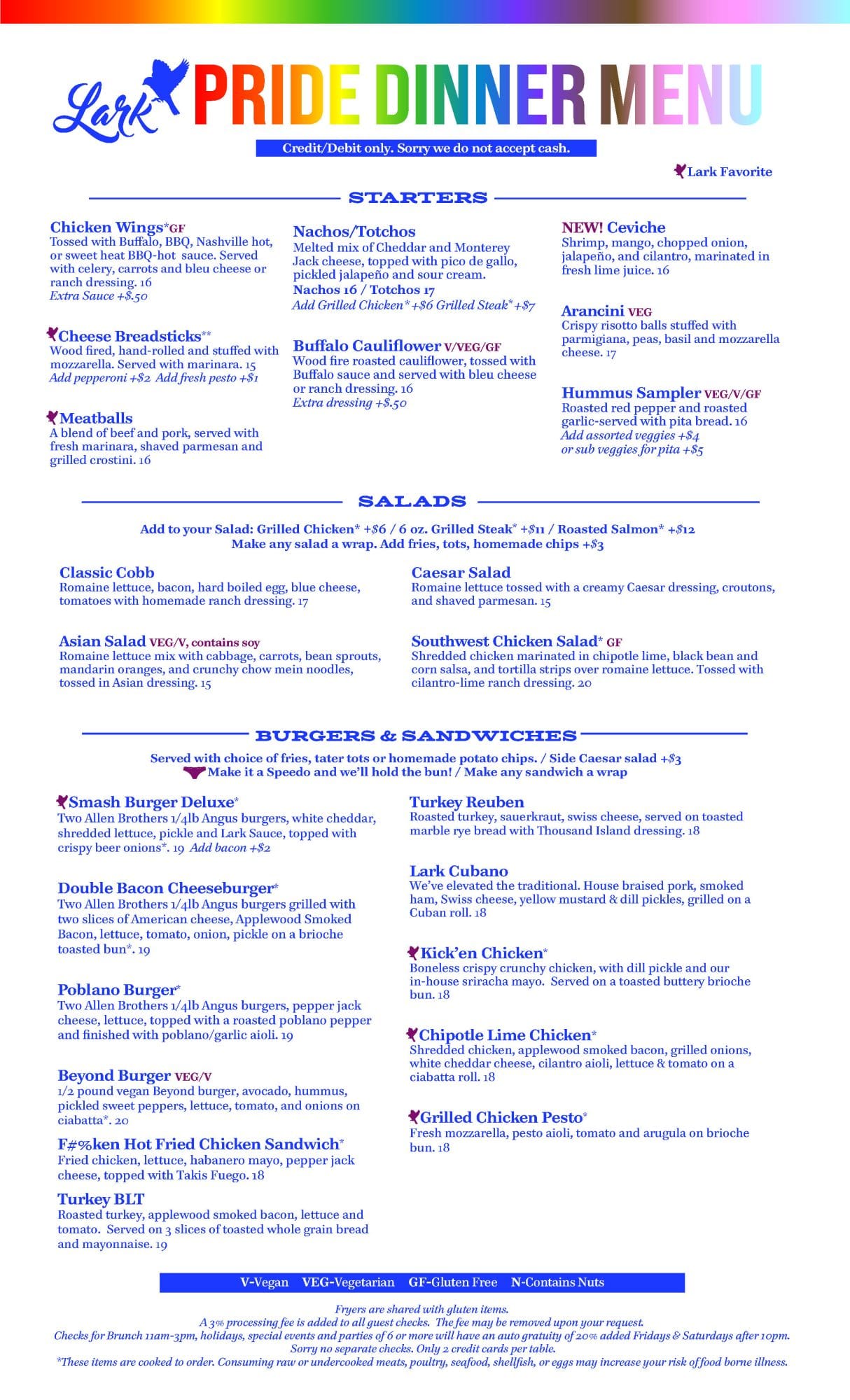 Lark Pride Dinner Page 1