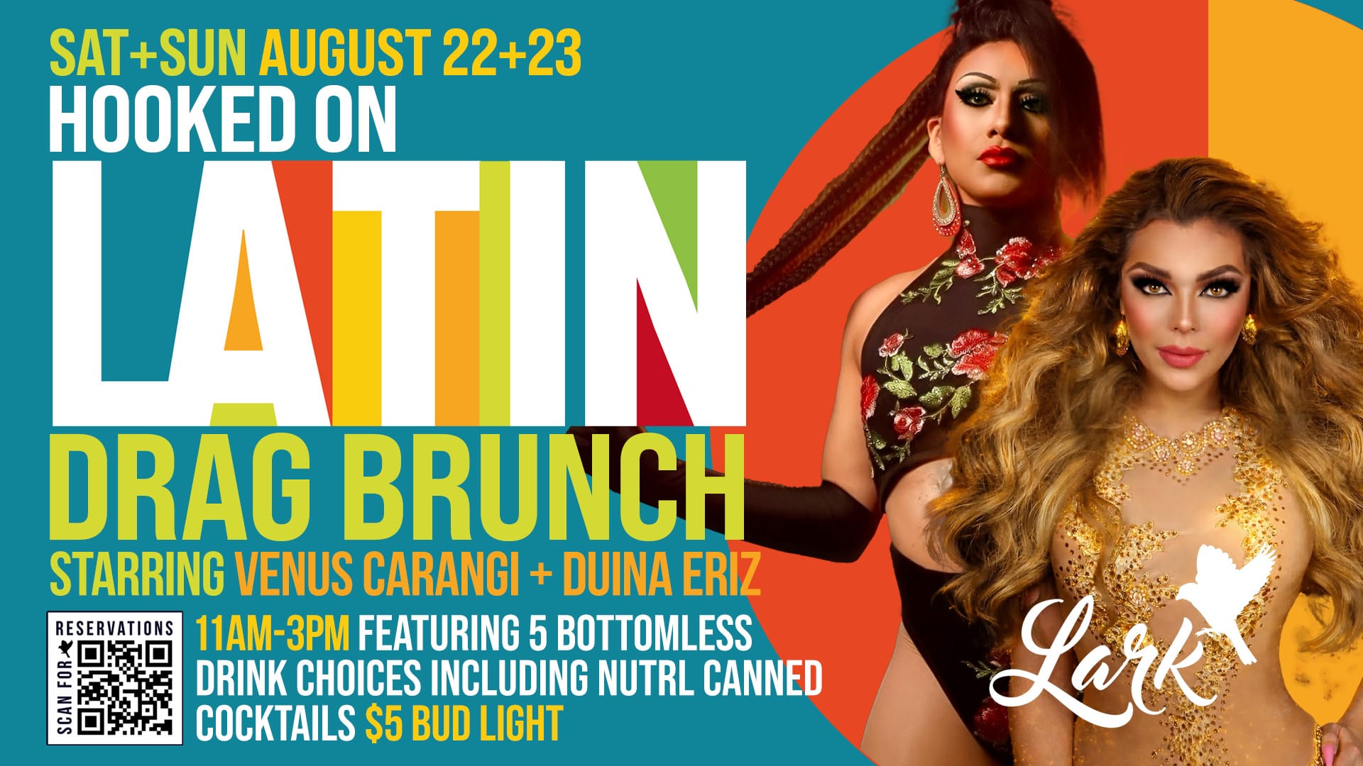Lark HookedonLatin DragBrunch 1920x1080ForTvScreens