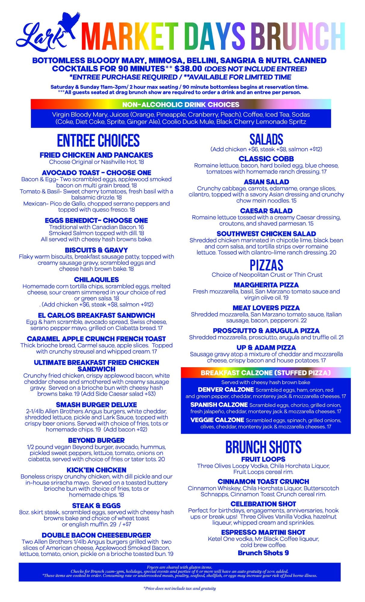 Lark AlaCarte MarketdaysBrunch
