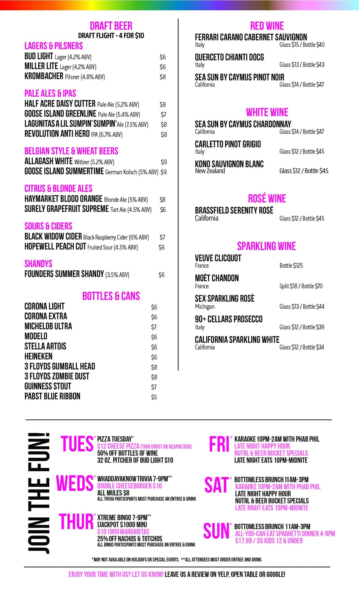 Lark MktDaysWkndCocktailMenu Page 2