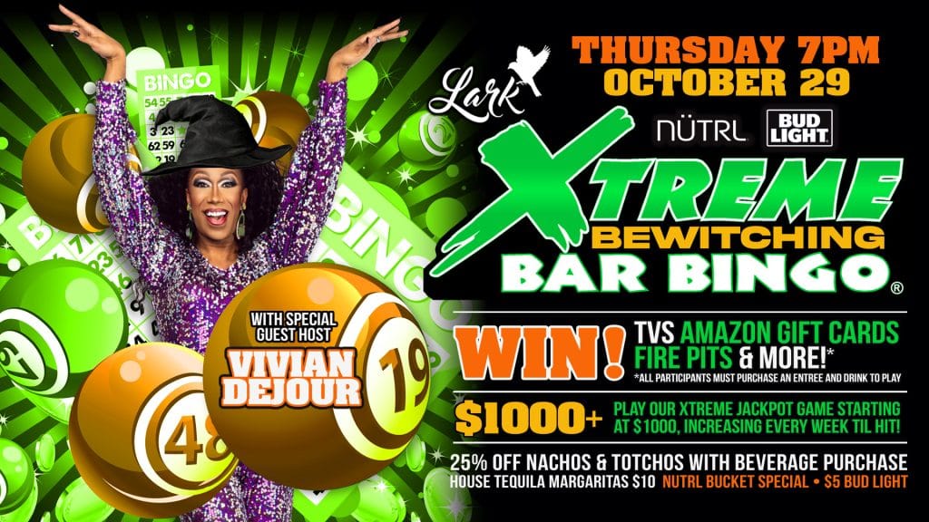 Xtreme Bewitching Bar Bingo at Lark Chicago on Thursday, October 29, 2026